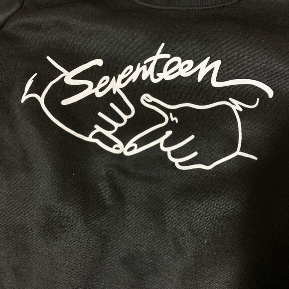 KPOP Seventeen Black and White Sweatshirt - Picture 2 of 3